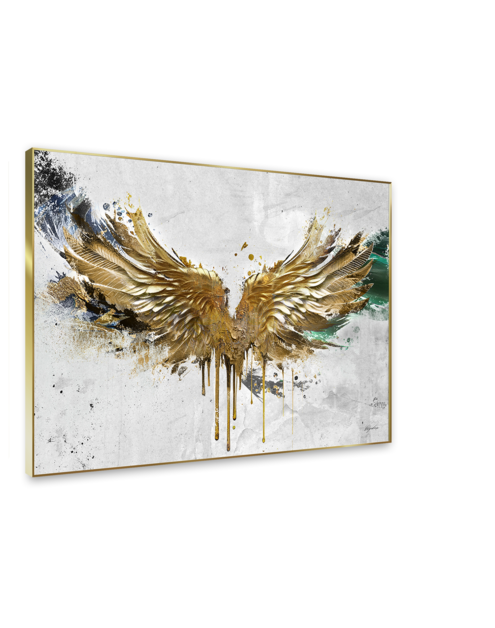 Zdjęcie: Obraz Glasspik Framed GD 80x120 cm gold wings STYLER
