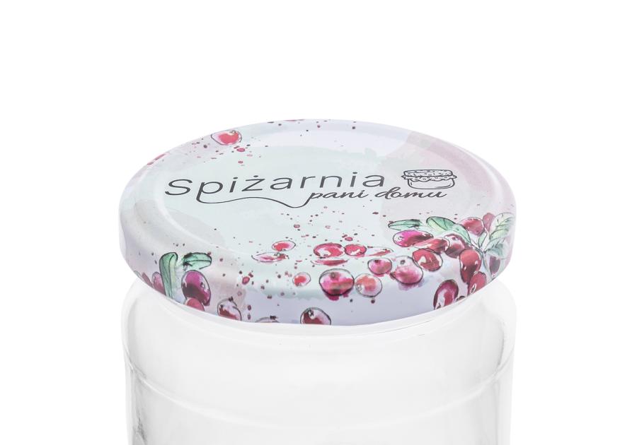 Zdjęcie: Komplet 6 słoików Spiżarnia Pani Domu 200 ml z zakrętką fi 66 4-zaczepową ALTOM DESIGN