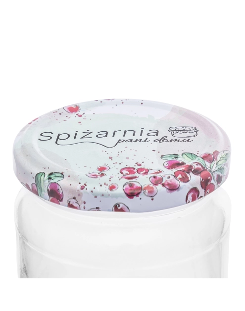 Zdjęcie: Komplet 6 słoików Spiżarnia Pani Domu 200 ml z zakrętką fi 66 4-zaczepową ALTOM DESIGN