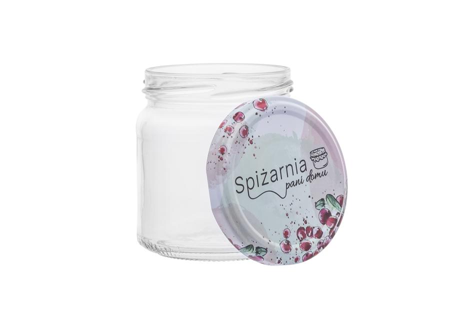Zdjęcie: Komplet 6 słoików Spiżarnia Pani Domu 200 ml z zakrętką fi 66 4-zaczepową ALTOM DESIGN
