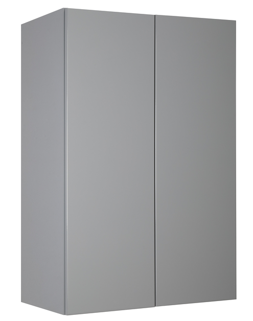 Zdjęcie: Szafka wisząca 60x90x35 cm, 2 drzwi, szara, System c szary ASTOR