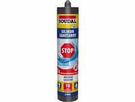 Silikon sanitarny STOP biały 280 ml SOUDAL