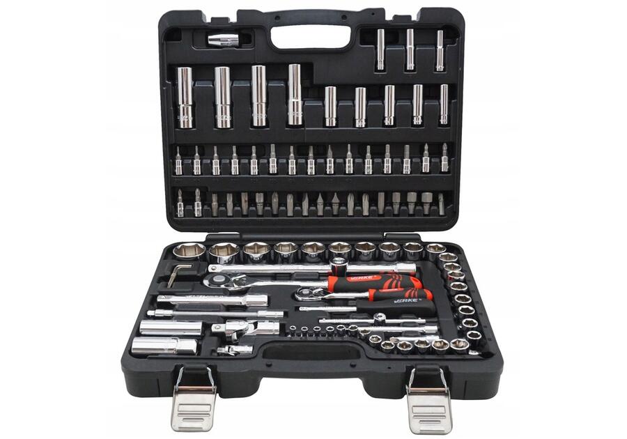 Zdjęcie: Zestaw kluczy nasadowych 94-elementowy walizka VERKE PREMIUM