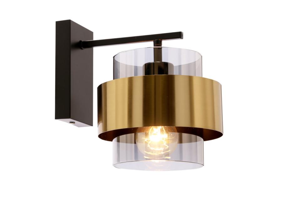 Zdjęcie: Kinkiet Spiega czarno-mosiężny CANDELLUX