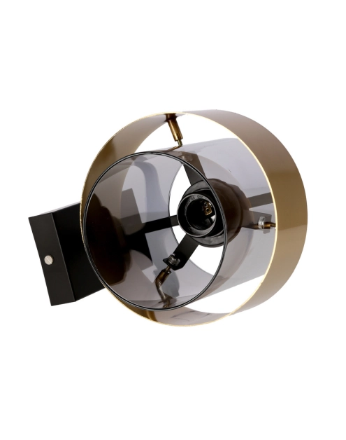 Zdjęcie: Kinkiet Spiega czarno-mosiężny CANDELLUX