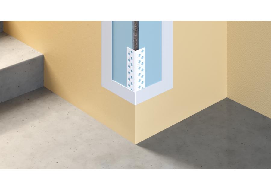 Zdjęcie: Kątownik PVC Prosty BP2N L300 biały BELLA PLAST