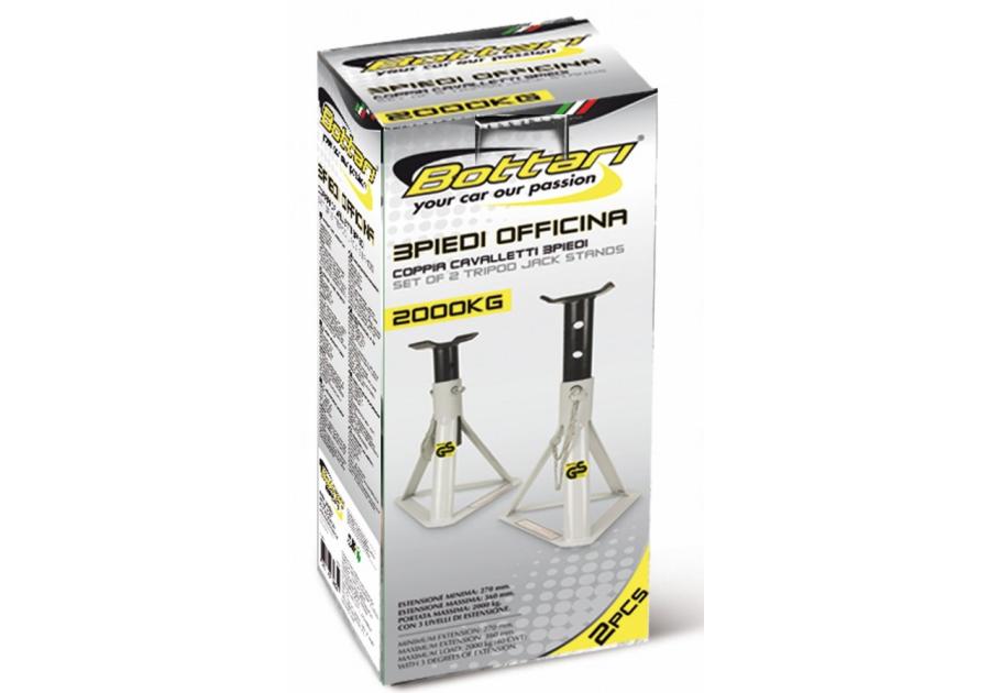 Zdjęcie: Kobyłki podporowe warsztatowe 2000 kg BOTTARI