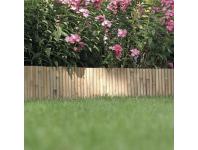 Zdjęcie: Płotek ogrodowy z bambusu Bamboo Border 0,35x1 m, naturalny NORTENE