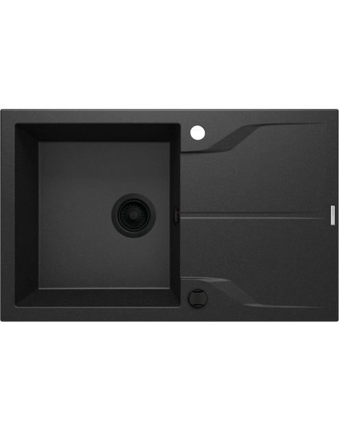 Zdjęcie: Zlewozmywak Andante flush grafit metal gran 1K Z/O 780x490x194, nero DEANTE
