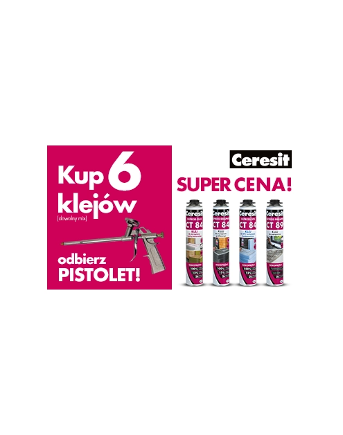 Zdjęcie: Klej do styropianu i wełny mineralnej CT84 - 750 ml CERESIT