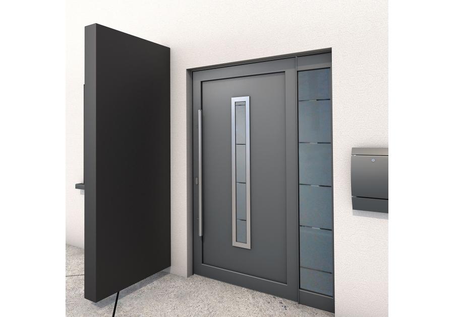 Zdjęcie: Ścianka BS UP antracyt 2200x900x145 mm GUTTA