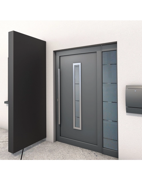 Zdjęcie: Ścianka BS UP antracyt 2200x900x145 mm GUTTA