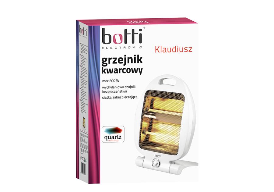 Zdjęcie: Grzejnik kwarcowy Klaudiusz szary BOTTI