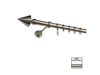 Zdjęcie: Karnisz pojedynczy Zeus fi 25 mm - 160 cm avanti nikiel KARWEL