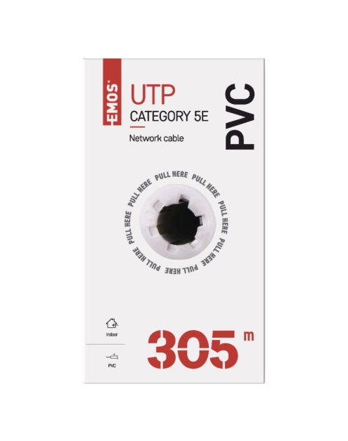 Zdjęcie: Kabel UTP Cat5e PVC Basic, 305 m EMOS