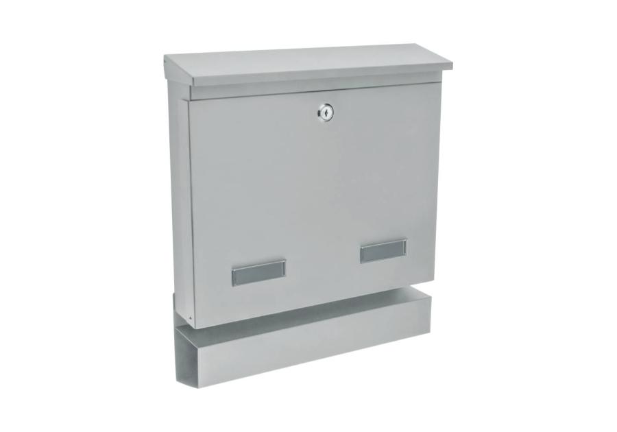 Zdjęcie: Skrzynka na listy Largos C4 z tubą jasny szary METRO