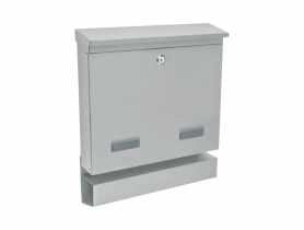 Skrzynka na listy Largos C4 z tubą jasny szary METRO