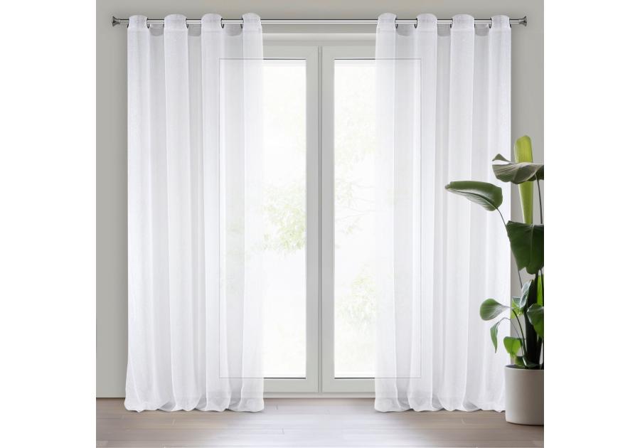 Zdjęcie: Firana gotowa Sakali 140x250 cm biały EUROFIRANY