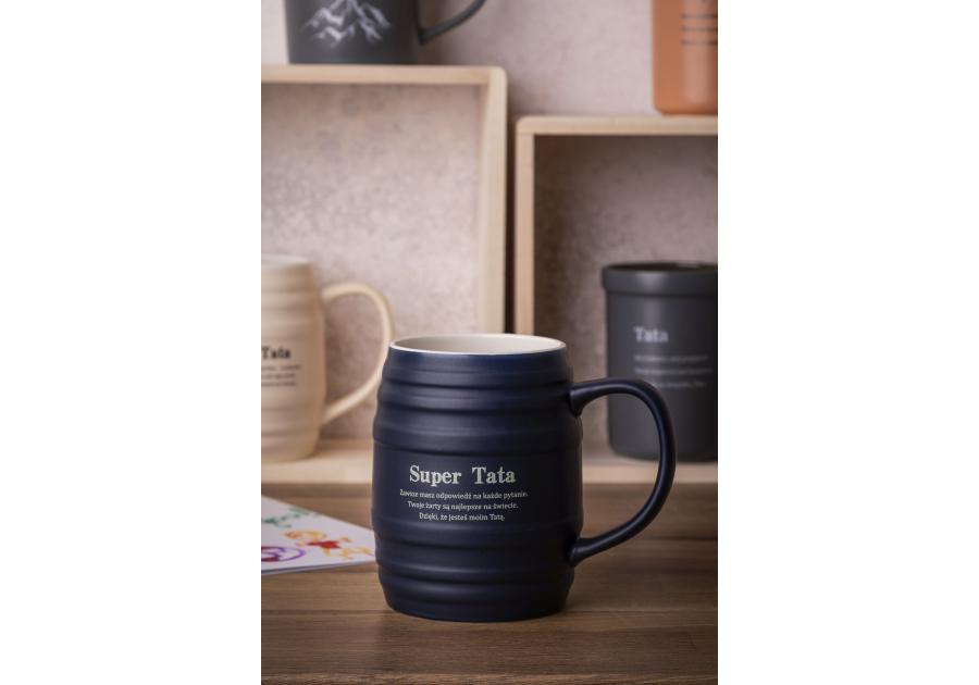 Zdjęcie: Kubek beczułka 700 ml super tata dekoracja B ALTOM DESIGN