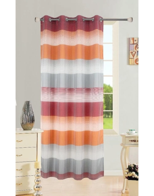 Zdjęcie: Zasłona dekoracyjna Porto 140x250 cm pomarańcz CKR/LASHER