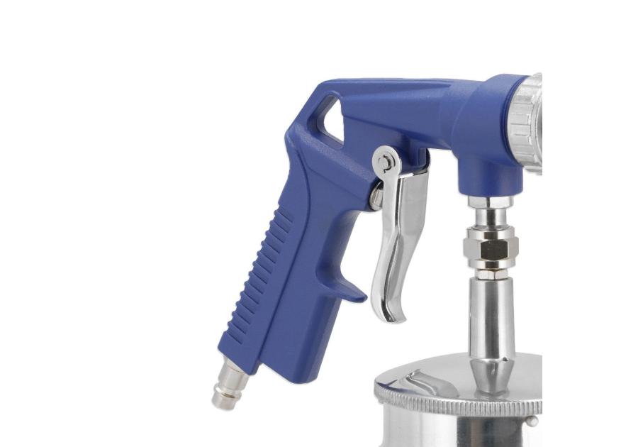 Zdjęcie: Pistolet do piaskowania 1/4" 6-8 bar 250-300 l/min ze zbiornikiem 1L AIRPRESS