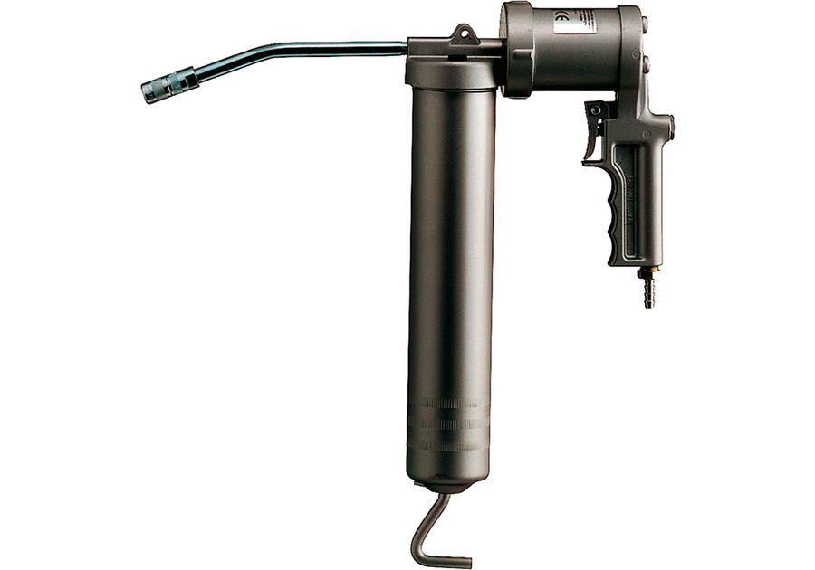 Zdjęcie: Smarownica pneumatyczna 500 cm3 z rurką i końcówka 4-ro szczękową PRESSOL