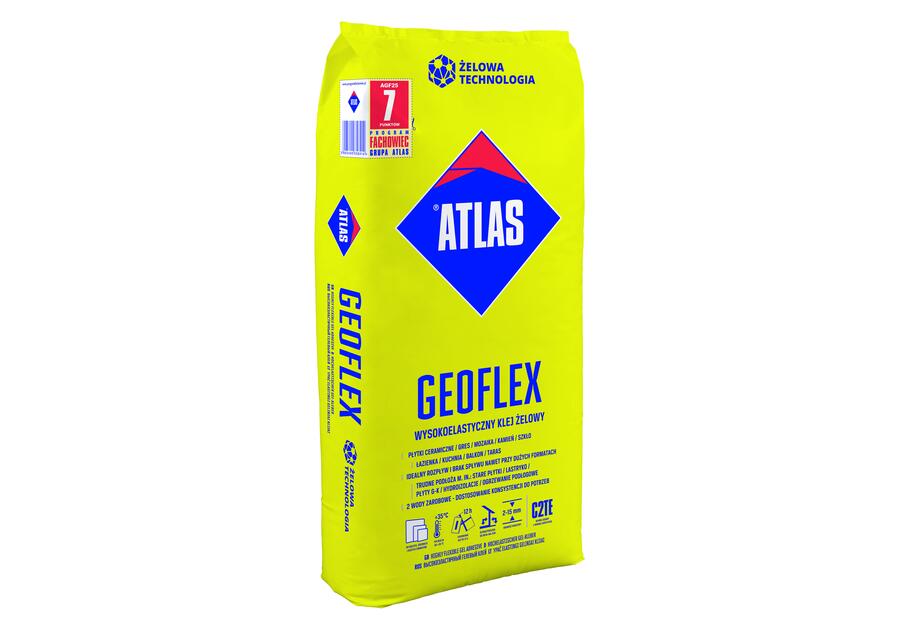 Zdjęcie: Klej żelowy wysokoelastyczny Geoflex 25 kg ATLAS