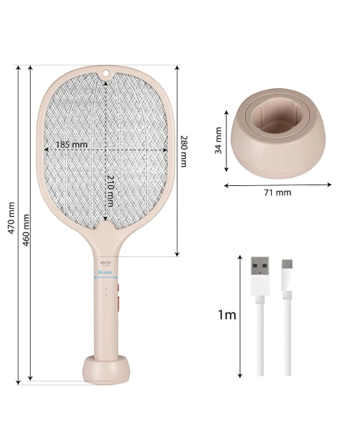 Zdjęcie: Elektryczna pułapka na owady paletka lampa owadobójcza 2xSMD 500mAh IKV-960 VAYOX