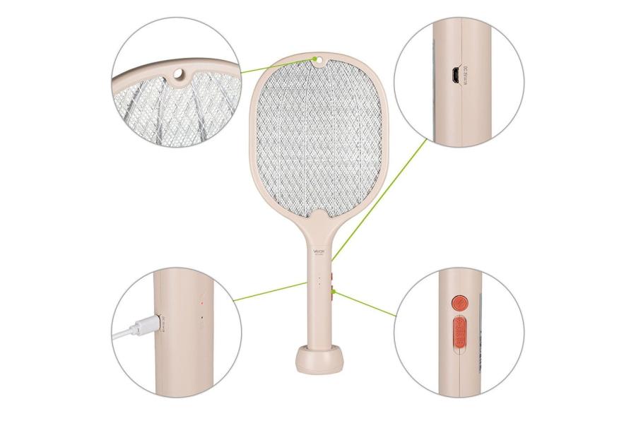 Zdjęcie: Elektryczna pułapka na owady paletka lampa owadobójcza 2xSMD 500mAh IKV-960 VAYOX