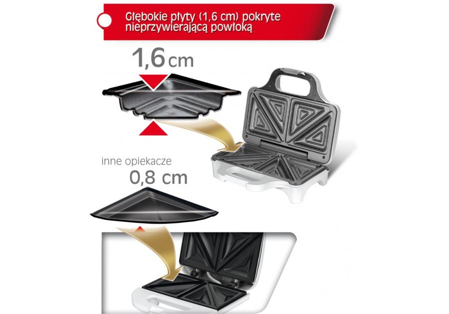 Zdjęcie: Opiekacz do kanapek 900 W MOP-34 MPM