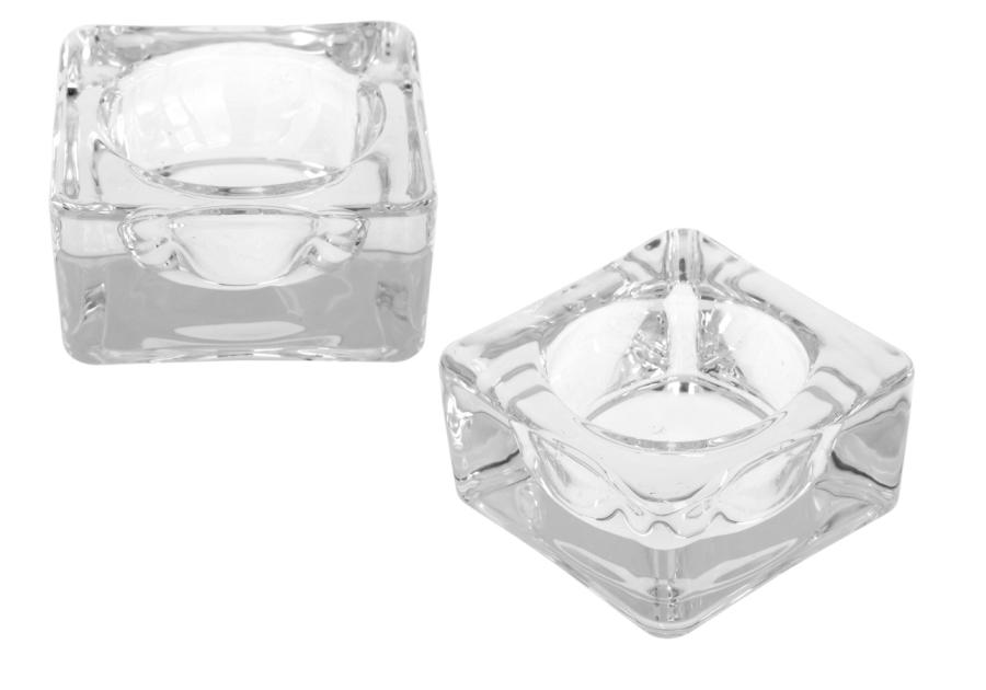Zdjęcie: Świecznik szklany Tealight square 81419 RAVI