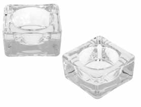 Świecznik szklany Tealight square 81419 RAVI