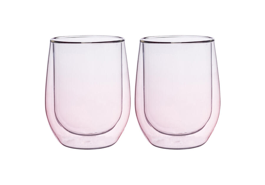 Zdjęcie: Komplet 2 szklanek Andrea Color Pink 300ml ALTOMDESIGN