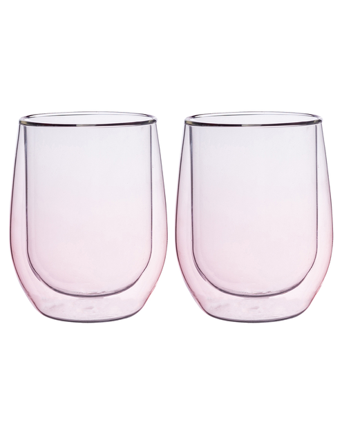 Zdjęcie: Komplet 2 szklanek Andrea Color Pink 300ml ALTOMDESIGN