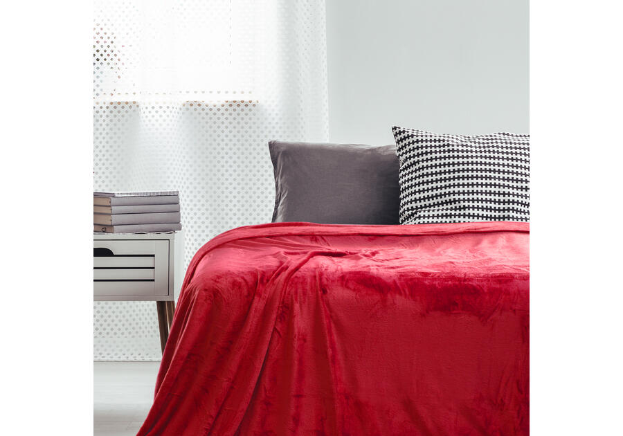 Zdjęcie: Koc Mic red 150x200 cm DECOKING