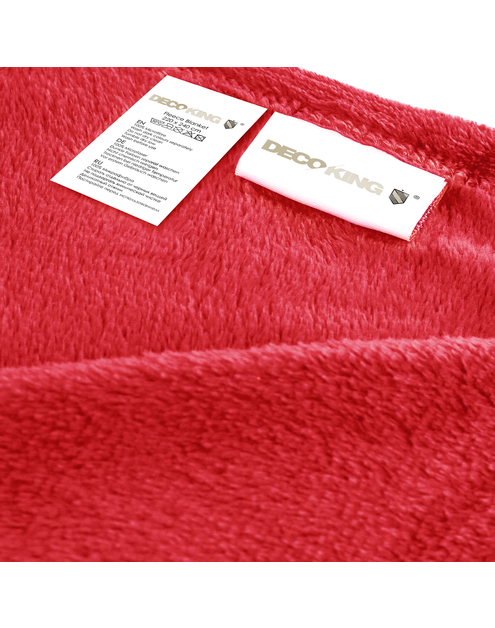 Zdjęcie: Koc Mic red 150x200 cm DECOKING
