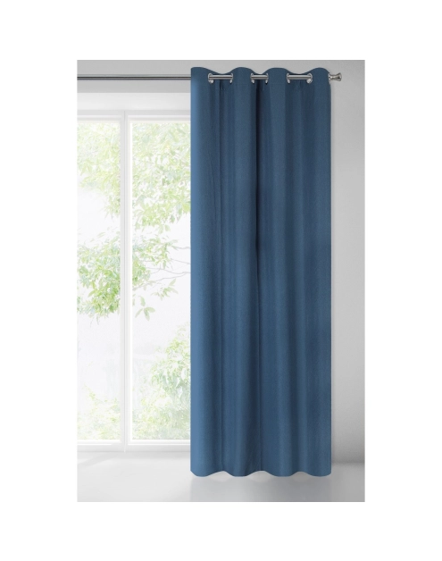 Zdjęcie: Zasłona gotowa Meltem 140 x 250 cm granatowy EUROFIRANY