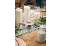 Zdjęcie: Dzbanek szklany do gorących napojów 1500 ml beżowy ALTOM DESIGN