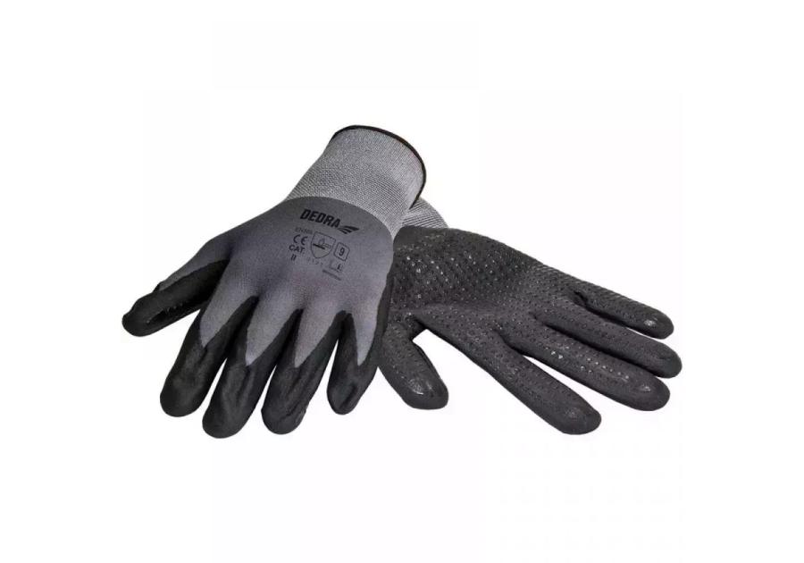 Zdjęcie: Rękawice ochronne nitrylowe nakrapiane rozmiar 10 DEDRA