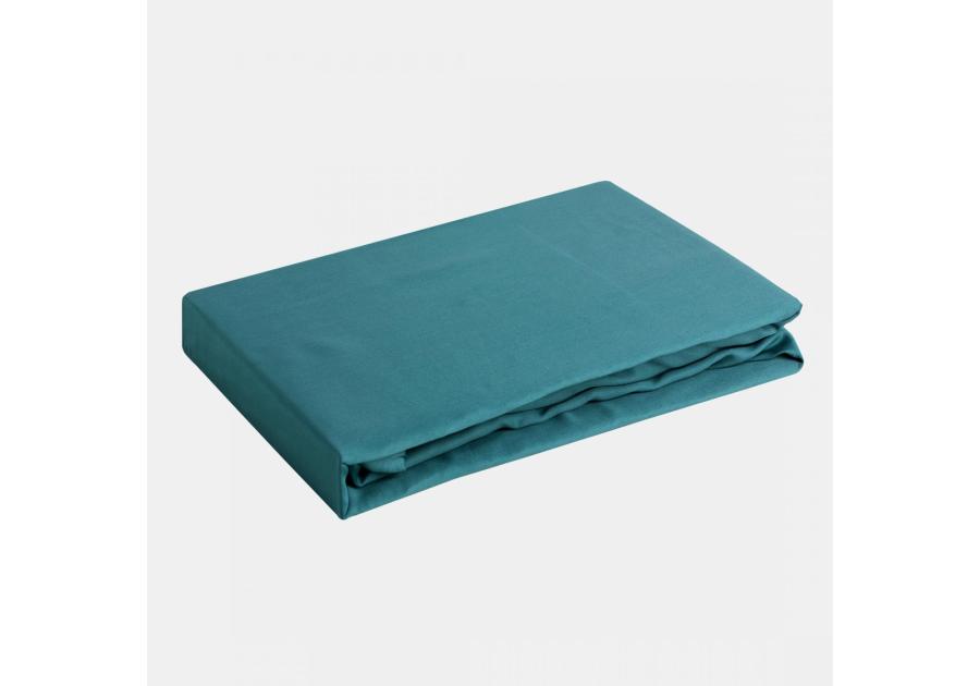 Zdjęcie: Prześcieradło z gumką Nova 3, 100x200 cm + 25 cm turkusowe EUROFIRANY