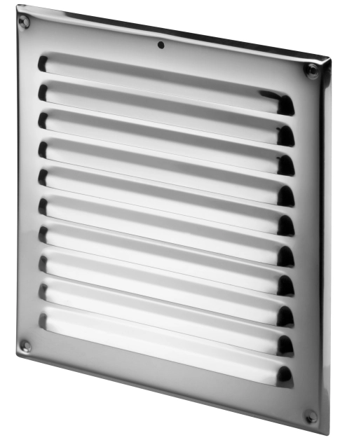 Zdjęcie: Osłona wentylacyjna 15x15 MS stal chromowa AWENTA