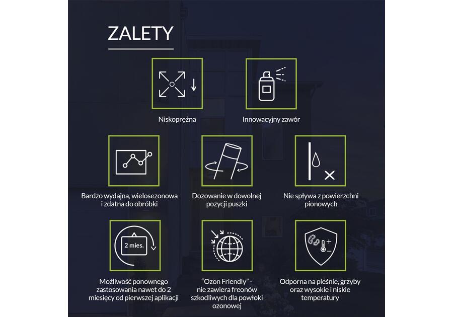 Zdjęcie: Piana wężykowa wielosezonowa Std Ergo 500 ml TYTAN PROFESSIONAL