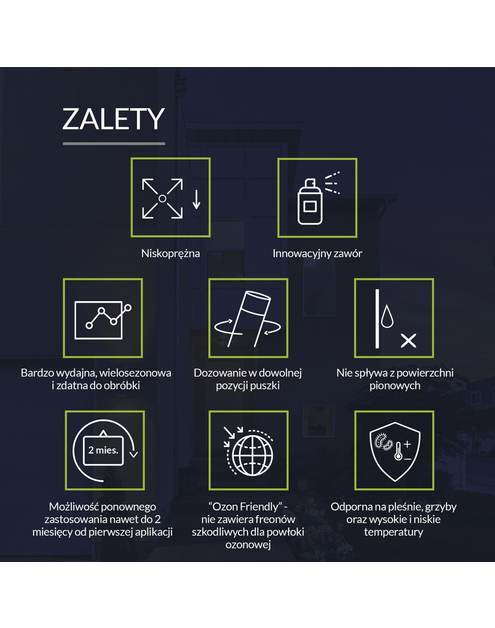 Zdjęcie: Piana wężykowa wielosezonowa Std Ergo 500 ml TYTAN PROFESSIONAL