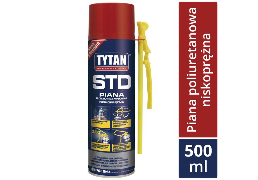 Zdjęcie: Piana wężykowa wielosezonowa Std Ergo 500 ml TYTAN PROFESSIONAL
