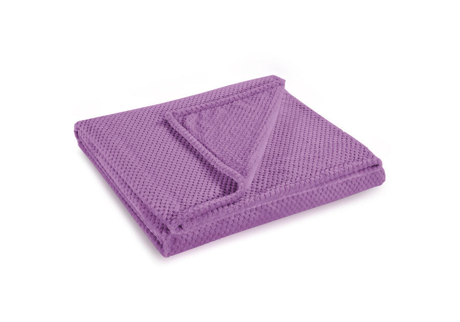 Zdjęcie: Koc Henry violet 70x150 cm DECOKING