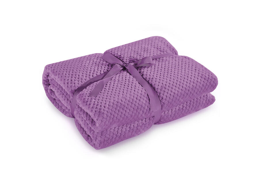 Zdjęcie: Koc Henry violet 70x150 cm DECOKING