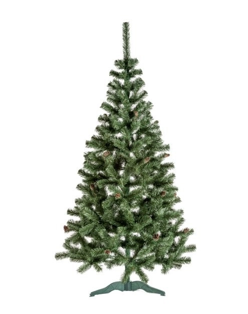 Zdjęcie: Choinka sztuczna Jodła z naturalną szyszką 220 cm SONIC