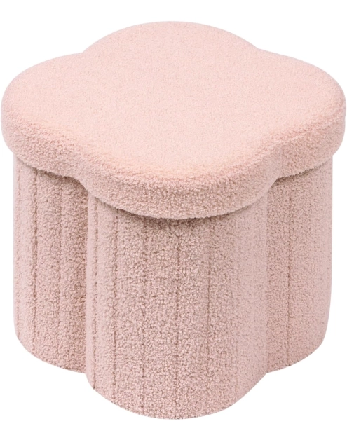 Zdjęcie: Pufa Filo baranek różowy TS INTERIOR