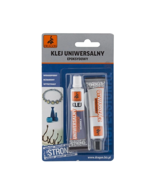 Zdjęcie: Klej uniwersalny epoksydowy 2x18 ml DRAGON