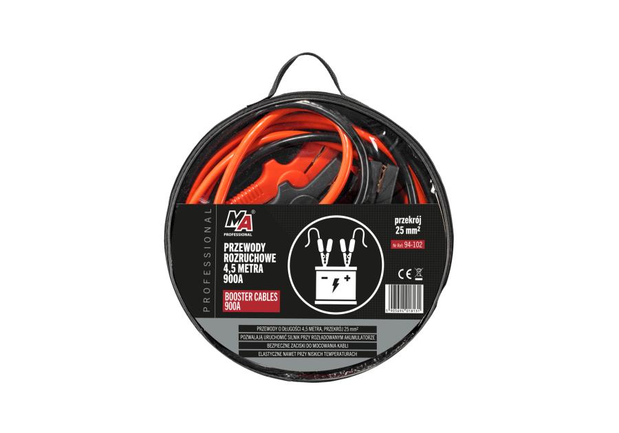 Zdjęcie: Przewody rozruchowe 900 A - 4,5 m MA PROFESSIONAL